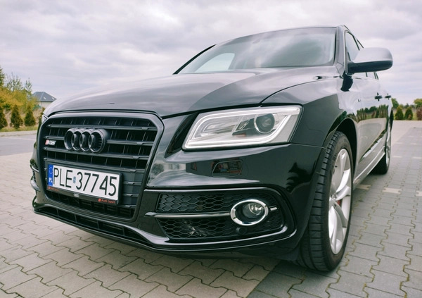 Audi SQ5 cena 92500 przebieg: 192000, rok produkcji 2014 z Drzewica małe 301